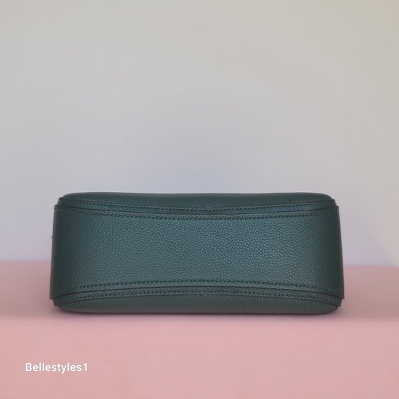 KATE SPADE Hudson Pebbled Leather Medium Flap Convertible Shoulder Bag-Artesian⭐ - Picture 5 of 16